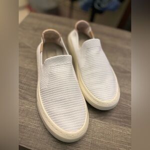 UGG Women's White Slip-On Flats